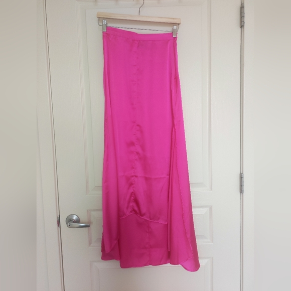 Reclaimed Vintage inspired New skirt in satin - Picture 5 of 7